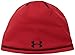 Under Armour Boys' ColdGear Reactor Elements Beanie, Red /Black, One Size