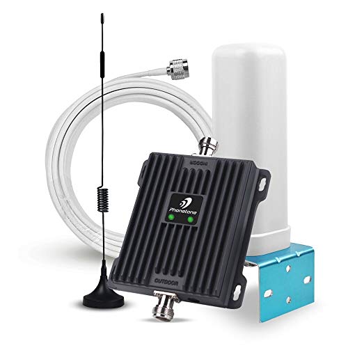 Cell Phone Signal Booster Antenna for Home and Office - 65dB Dual Band 700MHz Band 13/12/17 Cellular Signal Repeater - Boost 4G LTE Data for AT&T