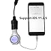 Tangle-free Lighting Retractable Cable Vehicle USB Car Charger for Apple iPhone X iPhone 8 iPhone 7 iPhone 6 Plus iPhone 5 5c 5s iPad Air 2 iPod Touch 6 5 (White)