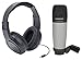 Samson C01 Studio Condenser Recording Microphone Mic+Monitoring Headphones