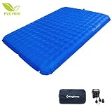 KingCamp Lightweight Camping Air Bed 2 Person Sleeping Pad Mattress PVC-Free with Battery Operated Pump