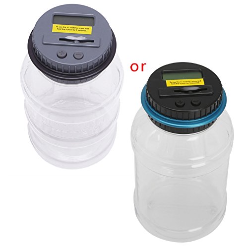 Feamos Automatic Counting Coin Piggy Bank Digital Electronic Saving Money Box Jar