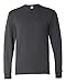 Jerzees Men's Heavyweight Blend 50/50 Long Sleeve T-Shirt (Charcoal Grey, X-Large)