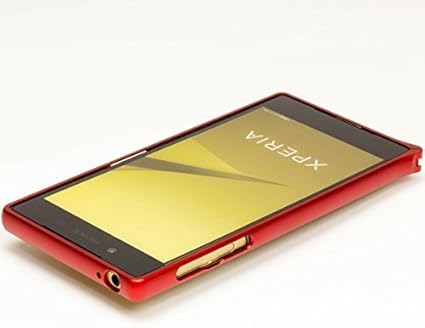 Amazon Co Jp Urban Utility Sony Xperia Z5 アルミ バンパー スマホ保護 ネジ不要 ワンタッチ装着 アルマイト 加工 So 01h Sov32 501so 対応 レッド Sy Bp1rd 家電 カメラ