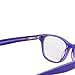 kirka Kids Blue Light Blocking Glasses, Anti Eye Strain Computer Glasses, UV Filter Blue Blocker Glasses for Boys Girls, Gaming Reading Glasses Non Prescription with Round Violet Glasses Frame
