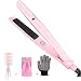MiroPure Flat Iron for hair, Infrared Ceramic Hair Straightener, 2-in-1 straightener and curls Suitable for All Hair Types, Making Hair Shiny and Silky