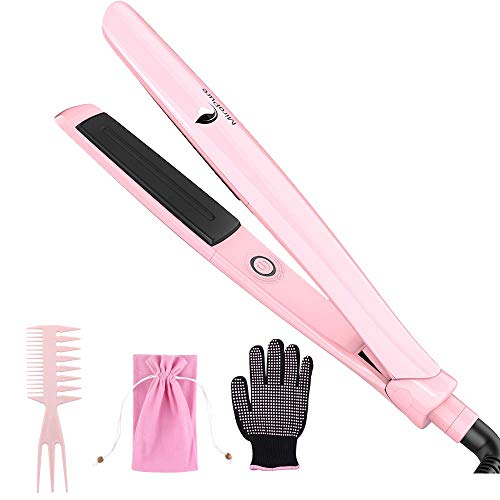 MiroPure Flat Iron for hair, Infrared Ceramic Hair Straightener, 2-in-1 straightener and curls Suitable for All Hair Types, Making Hair Shiny and Silky