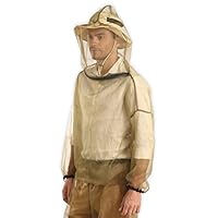 Bug Jacket with Hood & Free Carry Pouch - Anti Mosquito Net Repellent Clothing - Ultimate Protection from Bugs, No-See-Ums, Midges. Perfect for Hiking, Camping, Fly Fishing & Outdoor Activities