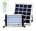 3000 Lumen - Carina II Series 30 watt Solar Flood Light - Commercial Grade Solar LED Floodlight - Non-Motion - with Remote
