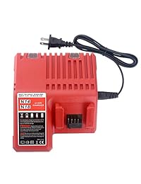 Swidan M18 - Cargador de batería para Milwaukee M18 XC 14,4 V-18 V 48 11 1850 48 11 1840 48 11 1815 48 11 1828