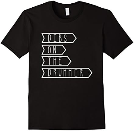 Men's Dibs On The Drummer T-Shirt Men And Women Styles 2XL Black