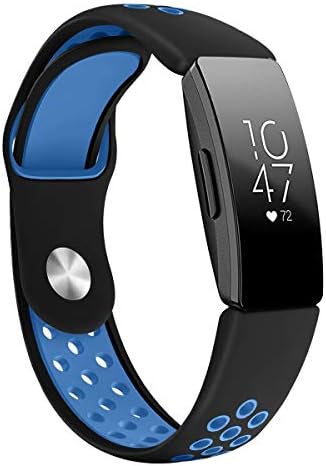Reety Compatible for Fitbit Inspire/Fitbit Inspire HR Strap, Adjustable TPU Soft Silicone Sport Breathable Bands Sport Strap for Fitbit Inspire/Inspire HR Health & Fitness Tracker