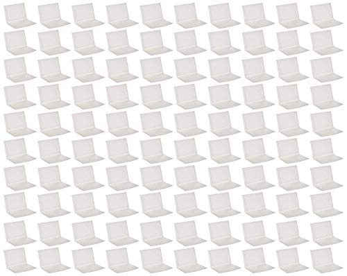 shopwise2000 New Cardboard Photo Folder for a 5x7 Photo - White Stock - Pack of 100 - Thumbnail 2