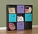 ClosetMaid 78016 Cubeicals Organizer, 9-Cube/ shelf, Black