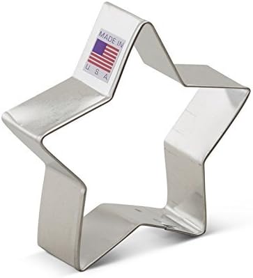 Ann Clark Cookie Cutters Star Cookie Cutter, 8.9 cm, Silver, 3.5" - Image 3