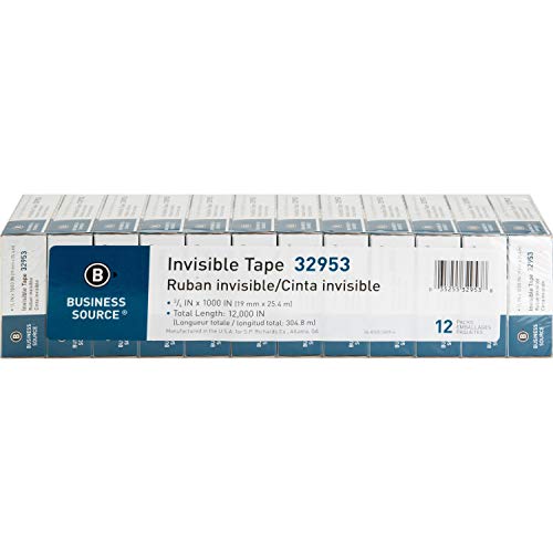 1 Invisible+Tape+4x1000+Clear+BSN32953