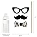 Big Dot of Happiness Adult 80th Birthday - Gold Party Photo Booth Props Kit 20 Count