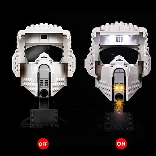 Led Light Kit for Lego Scout Trooper Helmet,Led Decoration Lighting Set