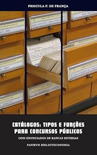 Livro Catálogos: tipos e funções para concursos públicos -- com enunciados de bancas diversas.