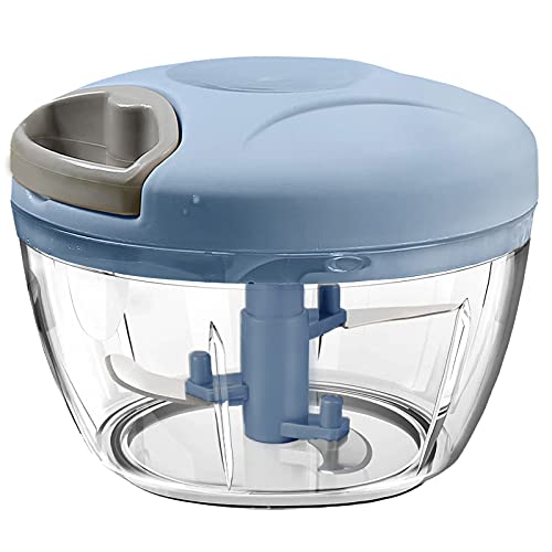 Mini Food Chopper, Manual Onion Chopper Garlic Chopper, Hand Food