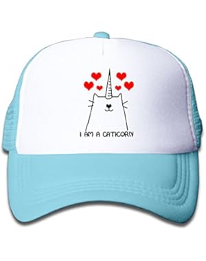 AM A Caticorn Children's Adjustable Grid Customize Hat
