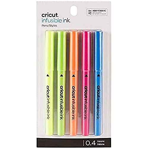 Cricut Infusible Ink Pens, Neon FinePoint Markers (0.4) for DIY, 5