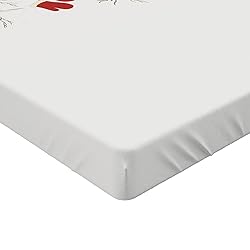 Lunarable Cardinal Fitted Sheet Set, Colorful
