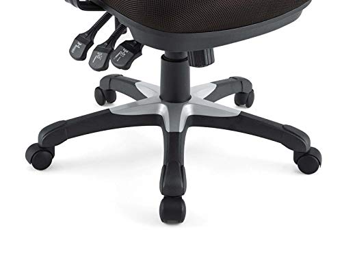 Modway Articulate Ergonomic Mesh Office Chair in Brown | Pricepulse