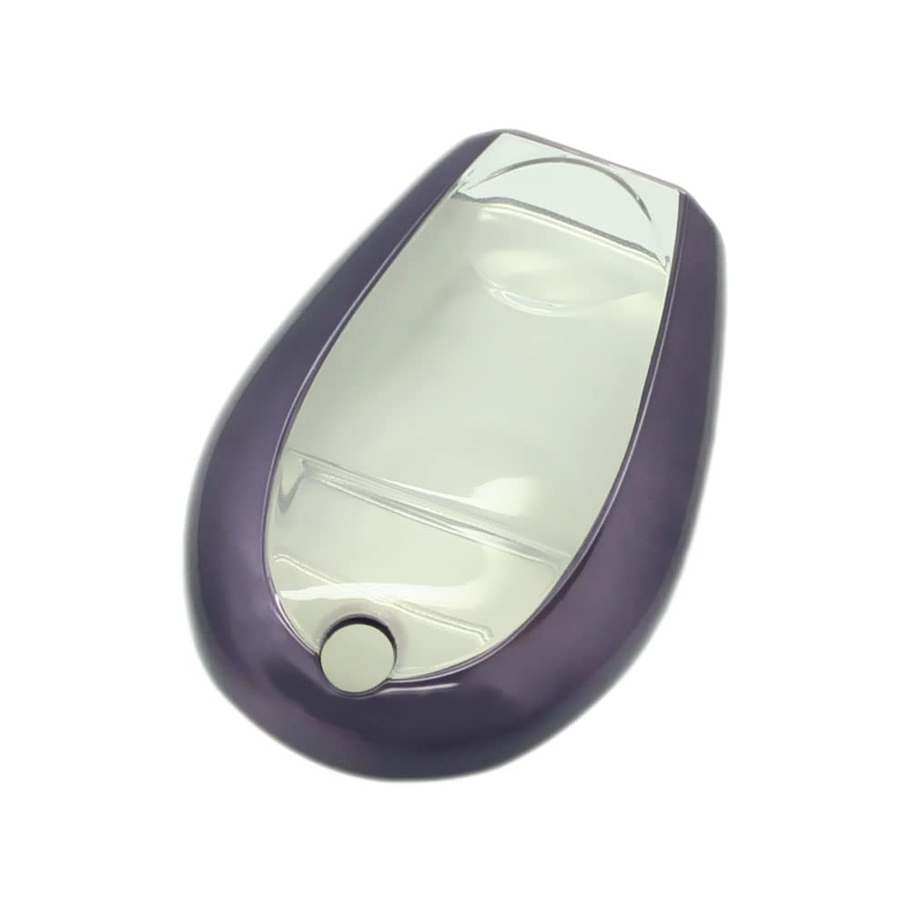 BROVACS Soft TPU Case Shell Cover Protector Holder Compatible with CHRYSLER 300 Town & Country DODGE JEEP VOLKSWAGEN Smart Remote Key Fob 3 4 5 6 7 Button SV9755 Purple