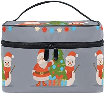 クリスマスツリー化粧品袋オーガナイザージッパー化粧バッグポーチトイレタリーケースガールレディース