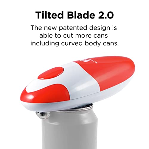 Kitchen Mama Electric Can Opener 2.0 Upgraded Blade Opens Any Can