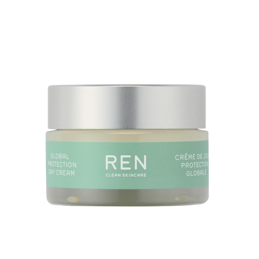 REN Evercalm Global Protection Day Cream – Soothes, Hydrates & Protects Sensitive Skin, Reduces Redness, Strengthens Barrier, 15ml