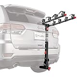 Allen Sports Deluxe+ Locking Quick Release 4-Bike Carrier for 2 in. Hitch