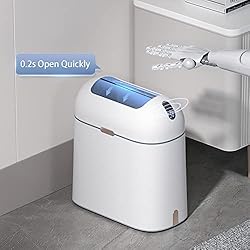 ELPHECO Motion Sensor Bathroom Trash Can, 2.5