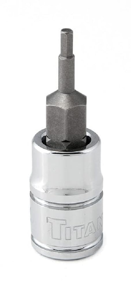 Titan 15650 1/4-Inch Drive x 5/64-Inch Hex Bit Socket
