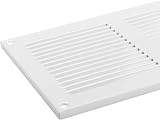 Europlast 300x150mm White Metal Air Vent Grille with Insect Mesh view 5