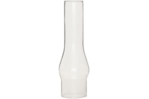 SYOENK Tiny Oil Lamp Chimney Replacement 1.25 Inch Base × 4.6 Inch Height Kerosene Lamp Shade Oil Lamp Glass for Miniature Oi