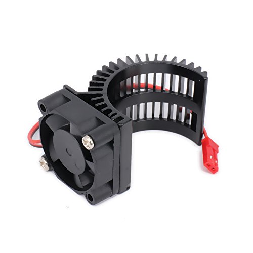 540/545/550 Motor Heatsink Electric Engine Heat Sink with 30mm Cooling Fan 56V for 1/10 RC