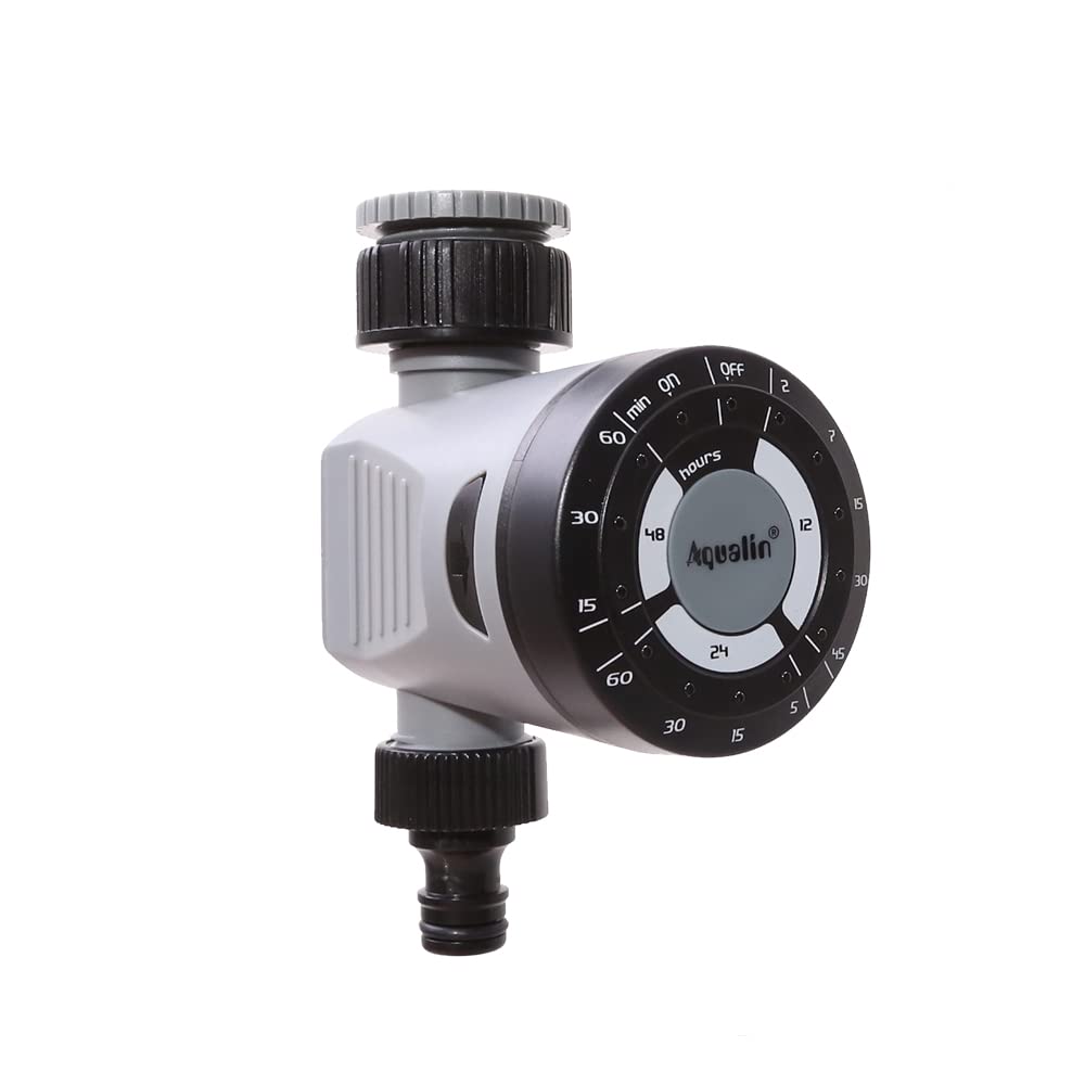 Aqualin Garden Irrigation Timer Click Solenoid Valve Controller, Model Name Aqualin, 0.21 kg, Green