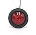 Ledvillage 10 Pcs 2nd Generation 3/4 Inch Mount RED LED Clearance Bullet Marker Lights, Side Led Marker for Truck Boat SUV ATV Bike Trailer Marine