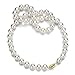 14k Gold Handpicked AAA White Japanese Akoya Cultured Pearl Necklace, 18