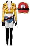 Women's Cosplay Costume Final Fantasy XV FF 15 Cindy Aurum Gas Station Full Service Uniform