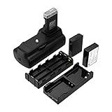 Powerextra Vertical Battery Grip + 2 × High Capacity 1600mAh LP-E10 Batteries + AA-Size Battery Holder with Infrared Remote Control for Canon EOS 1100D/1200D/1300D/T3/T5/T6 Digital SLR Camera