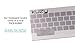 Kuzy - MacBook Air 11 inch Keyboard Cover for Models A1465, A1370 Silicone Skin 11.6 inch - Clear