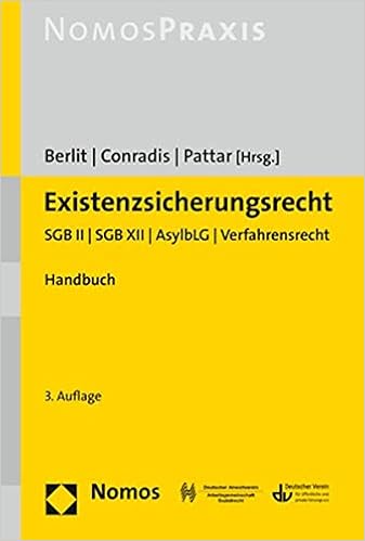 Existenzsicherungsrecht Sgb Ii Sgb Xii Asylblg Verfahrensrecht Amazon De Berlit Uwe Dietmar Conradis Wolfgang Pattar Andreas Kurt Bucher
