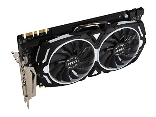 MSI Gaming GeForce GTX 1080 8GB GDDR5X SLI DirectX 12 VR Ready Graphics Card (GTX 1080 ARMOR 8G OC)