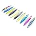 Aorace 10pcs/lot Small Shore Cast Iron Metal Sequins Lures Bait Iron Jigs Saltwater Road Sub Bait Fishing Lures 5cm 7g