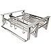 PNBB Stainless Steel Double Towel Bar 24 inch wih 5 Hooks,Bathroom Shelves，Towel Holders Bath,Towel Rack,Bathroom Shelves (40cm)