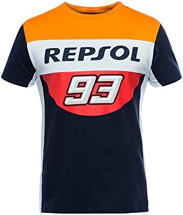 2018 Marc Marquez #93 Mens T-Shirt Navy Official Repsol Honda MotoGP Teamwear