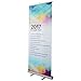 T-Sign 33 x 79 Inches Retractable Roll Up Banner Stand with Traveling Bag for Trade Show Display Wall Exhibition
